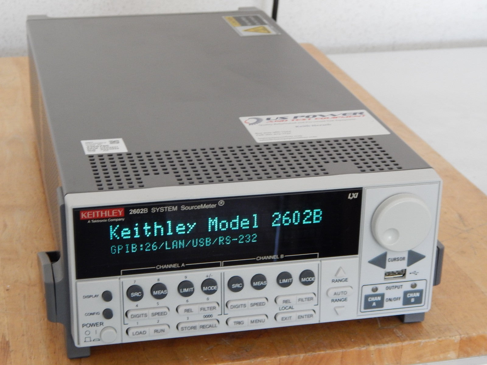 Keithley 2602B System SourceMeter 2 in stock, mint! NIST cal available Keithley 2602B System SourceMeter 2 in stock, mint! NIST cal available